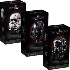 Star Wars helmet - Darth Vader, Tie Fighter Pilot, Stormtrooper Building Blocks - Picture 1 of 11