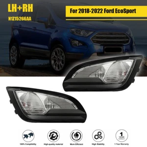 Front Bumper Fog Light W/Lamp Cover Driver&Passenger For 2018-2022 Ford EcoSport - Photo 1/12