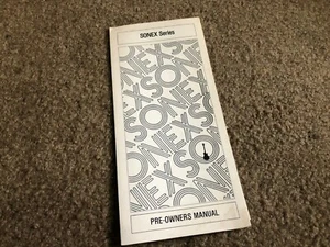 VINTAGE GIBSON GUITAR PRE-OWNERS MANUAL - SONEX SERIES - Picture 1 of 2