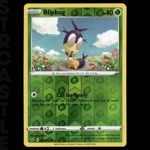 Blipbug 017/202 Swsh01: Sword & Shield - Reverse Holo - Common - Pokémon TCG - Picture 1 of 3