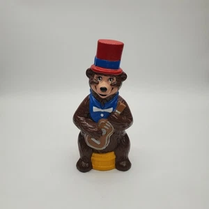 Figura Jamboree Oso Country Tocando Guitarra Cerámica Walt Disney Productions - Imagen 1 de 9