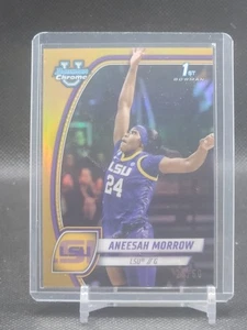 Aneesah Morrow 2024-25 Bowman Chrome U 1st Gold /50 Prospect Refractor #6 LSU - Picture 1 of 1