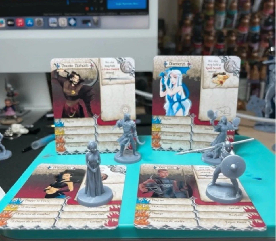 🐺🔥 Figurines Game of Thrones – Targaryen Zombicide Black Plague - Photo 1/1