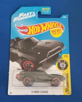 '70 Dodge Charger #4/365 Experimotors 1/10  FAST & FURIOUS 2017 HOT WHEELS New - Image 1 of 4