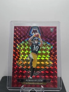 Mosaico Panini 2024 - Rookies Roman Wilson #369 Red Mosaic Prizm (RC) - Imagen 1 de 2