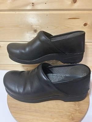 Dansko XP 2.0 Women's Black Leather Clogs Size EU 45/US 13 EUC - Image 1 of 4