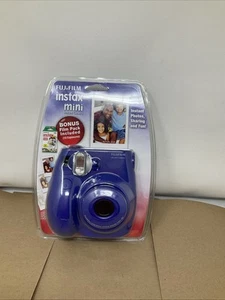 Fujifilm Instax 7S Mini Instant Camera Bonus Pack With Film Blue Sealed - Picture 1 of 5