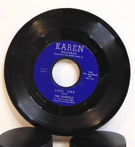 The Capitols - Cool Jerk / Hello Stranger - 1966 Karen Records7"  45 RPM Single - Picture 1 of 4