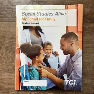 NEW Social Studies Alive! My School and Family - Student Journal - Picture 1 of 3