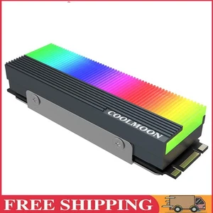 COOLMOON CM-M2A Chłodnica radiatora M.2 2280 ARGB SSD Podkładka rozpraszająca ciepło - Zdjęcie 1 z 11