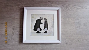 AVRIL PATON FRAMED PRINT "RAIN MATES" - Picture 1 of 5