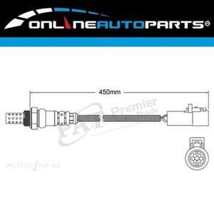 Pre Cat Oxygen O2 Sensor for Mazda 2 DY 4cyl 1.5L ZY 2002~2003 - Picture 1 of 2