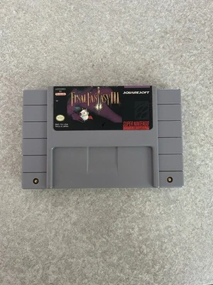 Final Fantasy 3 SNES Authentic Cartridge Tested Working - Image 1 of 4