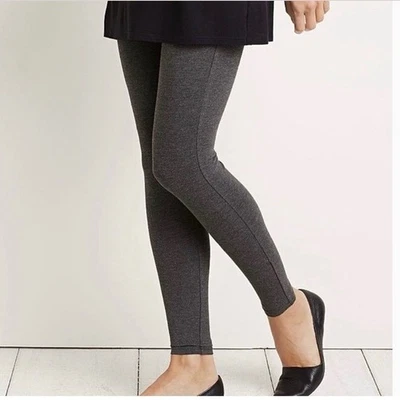 J Jill Women's Pima Cotton Lycra Ankle Pull On Leggings Charcoal Gray Size M - Image 1 of 4