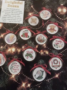 (12) Christmas Holiday ORNAMENTS Cross Stitch Magazine PATTERN (W) - Picture 1 of 1