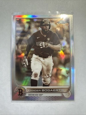 2022 Topps Chrome - Xander Bogaerts #55 Sepia Refractor - Image 1 of 2