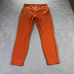 Lululemon Align High Rise Pants Womens 10 Orange Athletic Gym Yoga Pull On - Picture 1 of 8