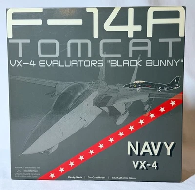 Dragon Warbirds Wings 50168 F-14A tomcat VX-4 "Black Bunny" fundido novo na caixa 1:72 - Imagem 1 de 4