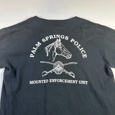 Винтажная мужская униформа полицейского подразделения 80-х Palm Springs размер XL - Изображение 1 из 4