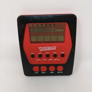 HASBRO Gaming YAHTZEE Hand Held A2125 Red Black 2012 CR2032 Battery Needed AS-IS - Picture 1 of 5