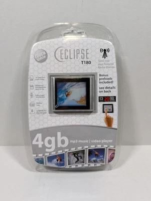 ECLIPSE T180 MP3 4 GB Music Player Video Player Radio - Sealed  - Image 1 of 4