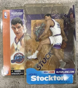 McFarlane SportsPicks NBA Figure - John Stockton - MOC MIP New - Picture 1 of 3