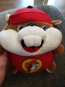 Buccees Bucky Beaver Plush Round Roly Stuffed Animal Toy Buc-ees Gas Station 7” - Picture 1 of 3