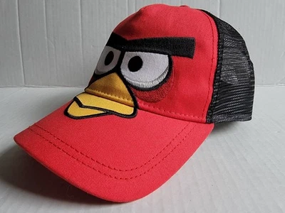 Angry Birds Trucker Style Adjustable Snap Back Cap Red/Black All Sizes - Image 1 of 4