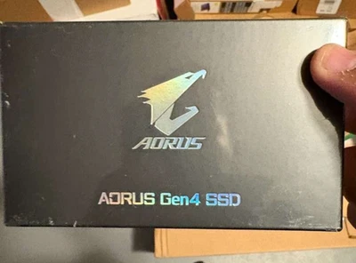 Gigabyte AORUS Gen4 SSD 2TB PCIe 4.0 NVMe M.2 Internal Solid State Drive - Image 1 of 2