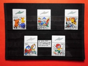 BM. Briefmarken BRD 1998 Jugend: Trickfilmfiguren (I) Mi. Nr. 1990 - 1994 o Rand - Bild 1 von 2