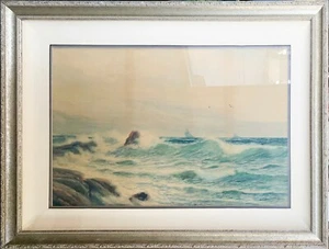 Weber Original Watercolor in Perfect Condition! - Picture 1 of 4