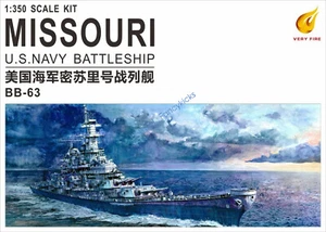 Very Fire VF350909 1/350 USS Navy Battleship BB-63 Missouri Easy Ver. Ship Model - Picture 1 of 1