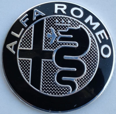 NEW GTA DESIGN Alfa Romeo GIULIA/STELVIO steering wheel emblem badge logo 56mm - Image 1 of 3