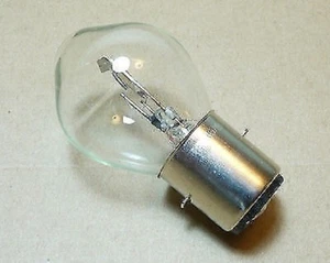 Head Light Bulb Motorcycle ATV Moped GY6 Scooter 12V 35/35W B35 BA20D S2 Hi-Lo - Foto 1 di 1