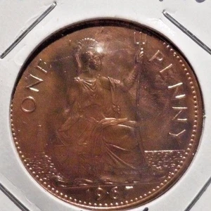 MONEDA DEL REINO UNIDO DE 1 CENTAVO 1967 CIRCULADA (111616)10 - Imagen 1 de 3