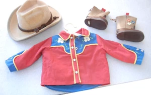 American Girl Molly Cowboy Cowgirl Western Outfit Dude Ranch - Picture 1 of 15