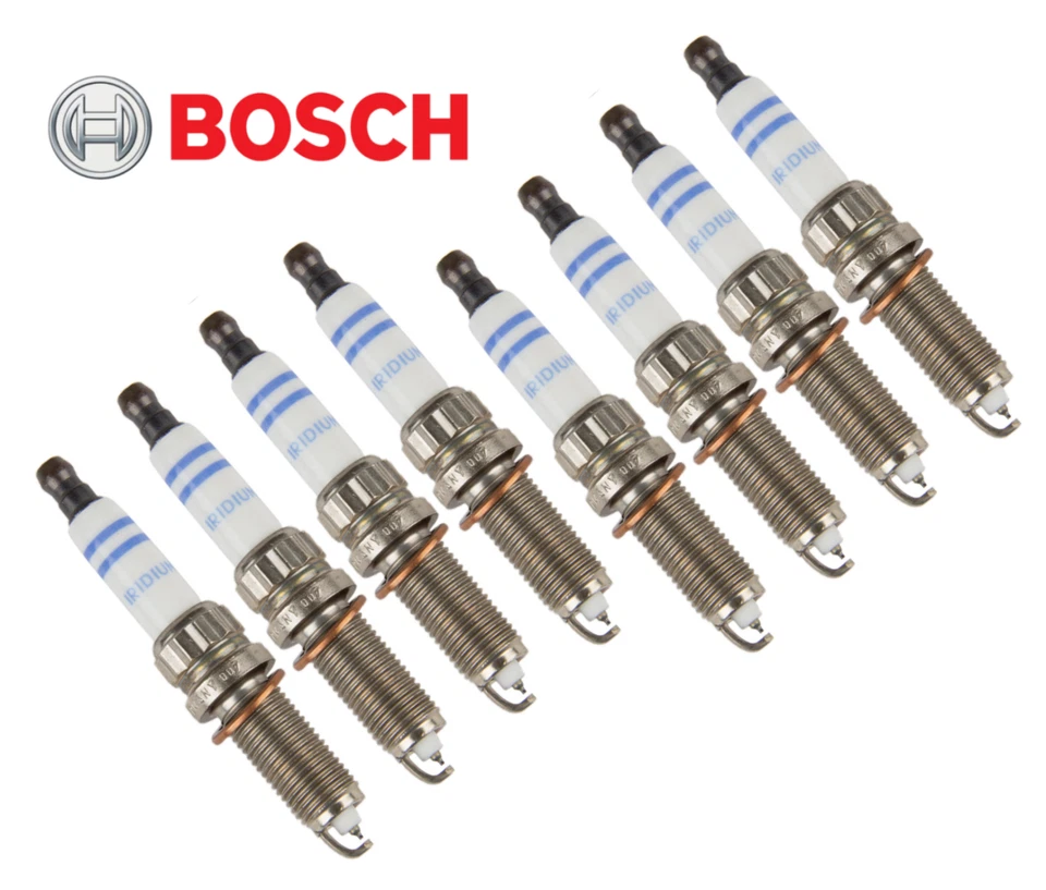 Bosch OEM Spark Plug Double Iridium (8pcs) OEM for Mercedes V8 - Image 1 of 1