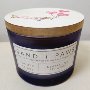 Sand and Paws Pacific Coast Scented Jar Candle Neutralizes Pet Odor 12 oz. - Picture 1 of 3