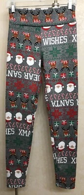 Girls No Boundaries High Rise Christmas Leggings Size M 7-9 New with Tags - Image 1 of 4