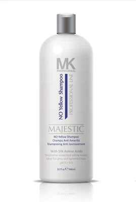 Majestic MK Professional No Yellow Shampoo 946ml Blonde Toning Shampoo 946ml - Image 1 of 4