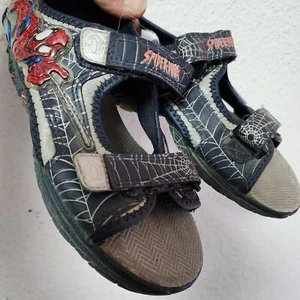 Spiderman Boys Hiking Sandal, Navy/Gray, Size 3 - Picture 1 of 7