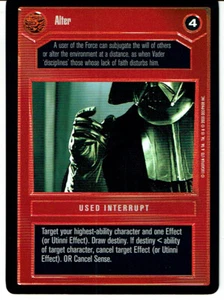 STAR WARS CCG TOURNAMENT FOIL, ALTER (dark side) - Picture 1 of 1
