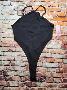Wild Fable Womens Size S High Cut Bodysuit Black Brand New - Picture 1 of 8