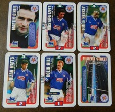 LEICESTER CITY SUBBUTEO SQUADS MARTIN O'NEIL . PREMIER LEAGUE PRO EDITION1996 x6