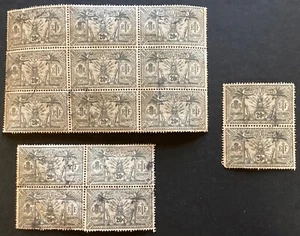 NEW HEBRIDES (Nouvelle Hebrides) 1925 20c Slate Grey x 15 mint (B192) - Picture 1 of 2