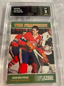 JEAN BELIVEAU CANADIANS 2012 SCORE THE FRANCHISE ORIGINAL SIX # OS4 GRADED 9 - Picture 1 of 2
