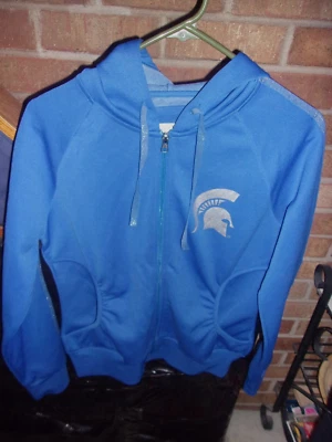 GIII CARL BANKS 4HER AZUL MODA ESPARTANA SUDADERA CON CAPUCHA mediana alternativa Michigan St? Foto 1 de 3
