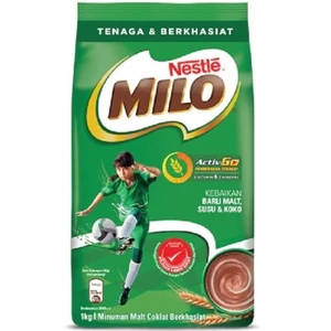 Halal NESTLE Malaysia Milo 1KG Hot Cold Malted Chocolate Drink - Picture 1 of 3