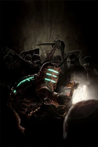 Dead Space Videospiel Aufregung Action Gemälde Wandbild Zuhause - POSTER 20x30 - Bild 1 von 3