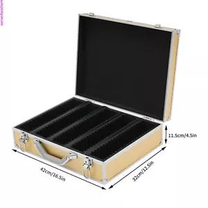 Caja de almacenamiento y exhibición de aleación de aluminio con capacidad para 100 portamonedas losas de oro EE. UU. - Imagen 1 de 19